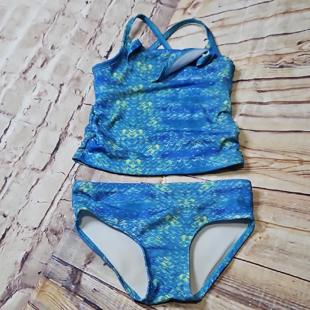 🔥Reef Legends Toddler Tankini Swim‎ Set Size 4t